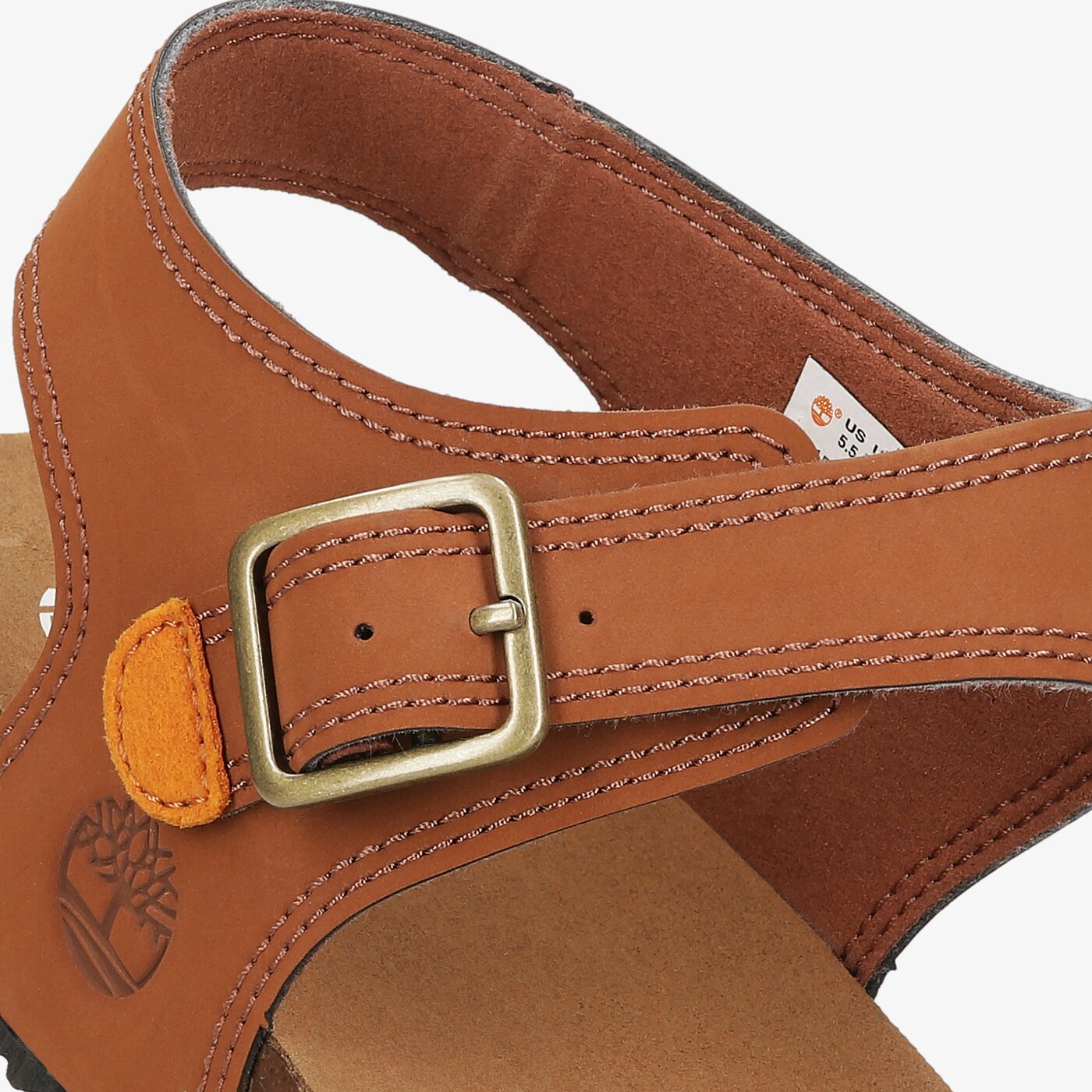 Dziecięce sandały / klapki TIMBERLAND CASTLE ISLAND 2 STRAP tb0a4339f131 kolor brązowy