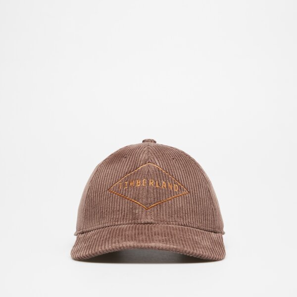 Damska czapka z daszkiem TIMBERLAND CZAPKA CORDUROY BB CAP tb0a65pp2431 kolor brązowy