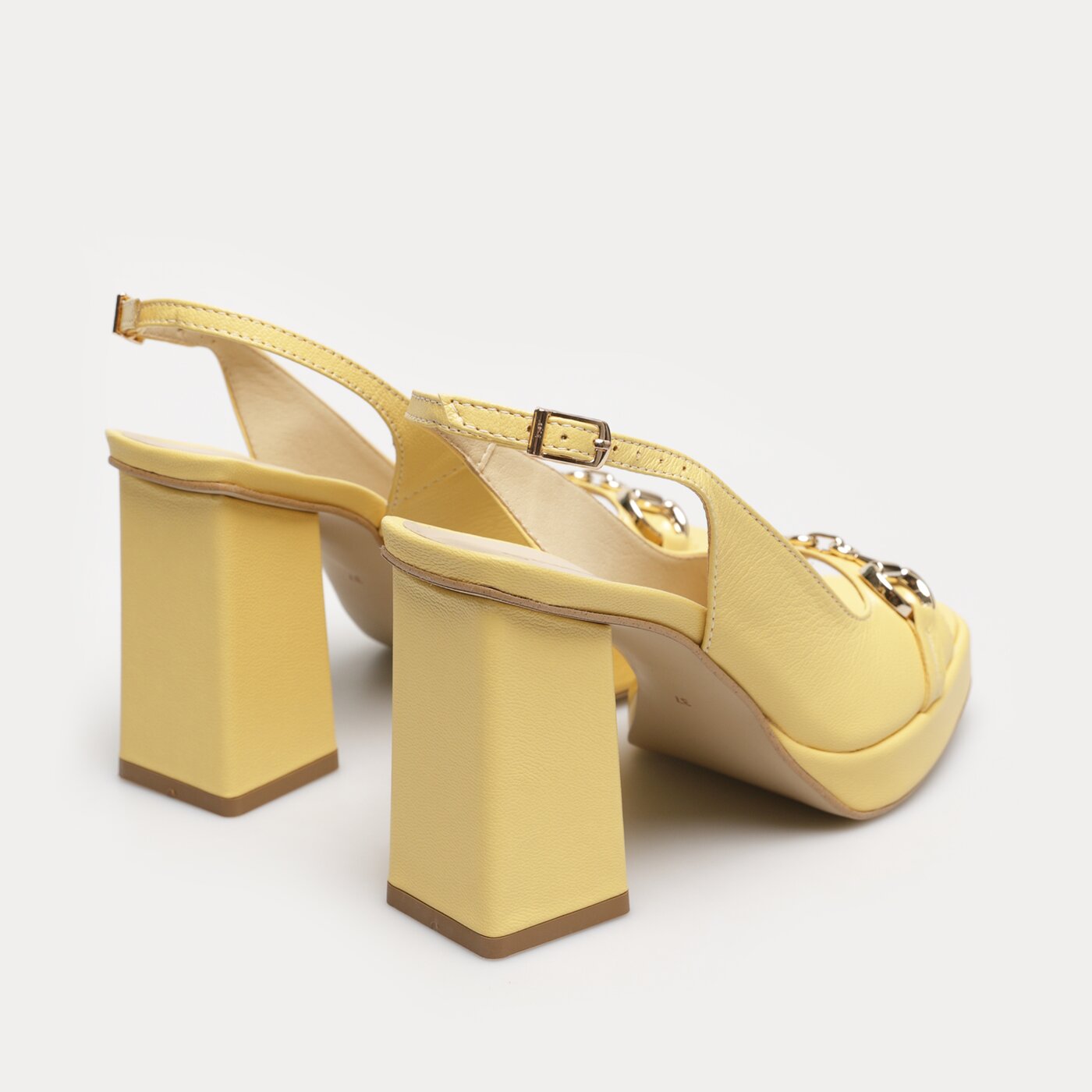 Damskie szpilki / czółenka SYMBIOSIS VERONIQUE sywf123010 kolor żółty
