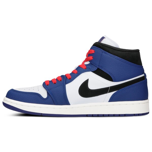 Męskie sneakersy (buty) AIR JORDAN 1 MID SE 852542-400 kolor niebieski
