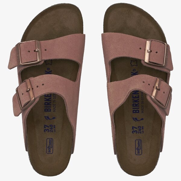 Damskie klapki BIRKENSTOCK ARIZONA SOFT FOOTBED  1015892 kolor różowy