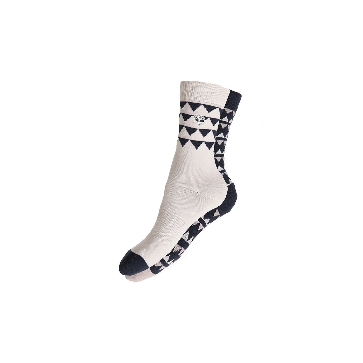 Damskie skarpetki TIMBERLAND SKARPETY 2PP PATTERN CREW j0225182 kolor beżowy