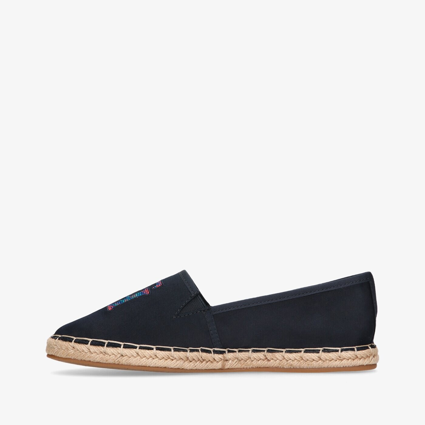 Damskie espadryle TOMMY HILFIGER TH LOGO ESPADRILLE fw0fw06158dw5 kolor granatowy