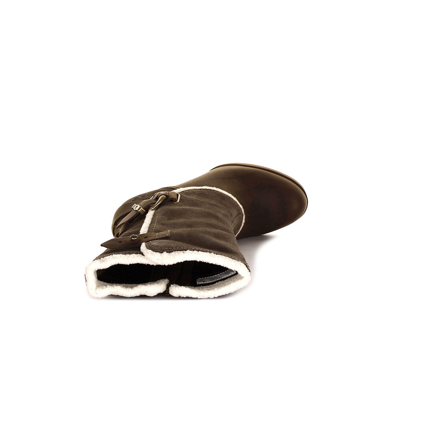 Damskie kozaki TIMBERLAND EK NEVALI MID BOOT  3522r kolor brązowy