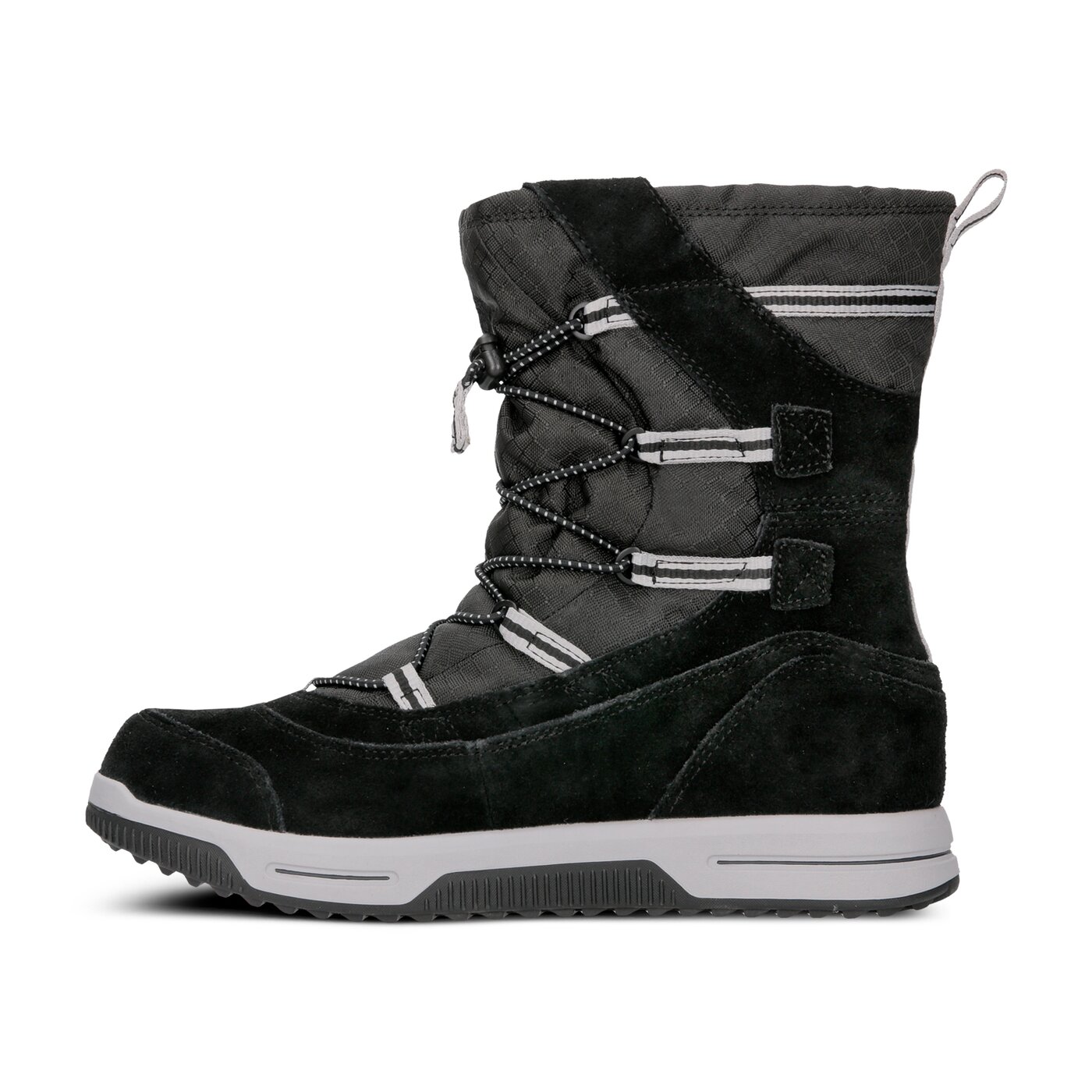 Dziecięce buty outdoor / trekkingowe TIMBERLAND SNOW STOMPER PULL ON WP a1uik kolor czarny