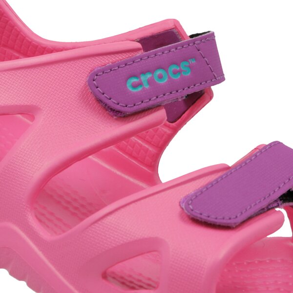 Dziecięce sandały / klapki CROCS SWIFTWATER RIVER SANDAL K 20498860oi kolor różowy