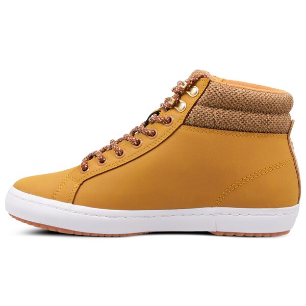Damskie trampki LACOSTE STRAIGHTSET INSULATEC3182 736caw0045355 kolor beżowy