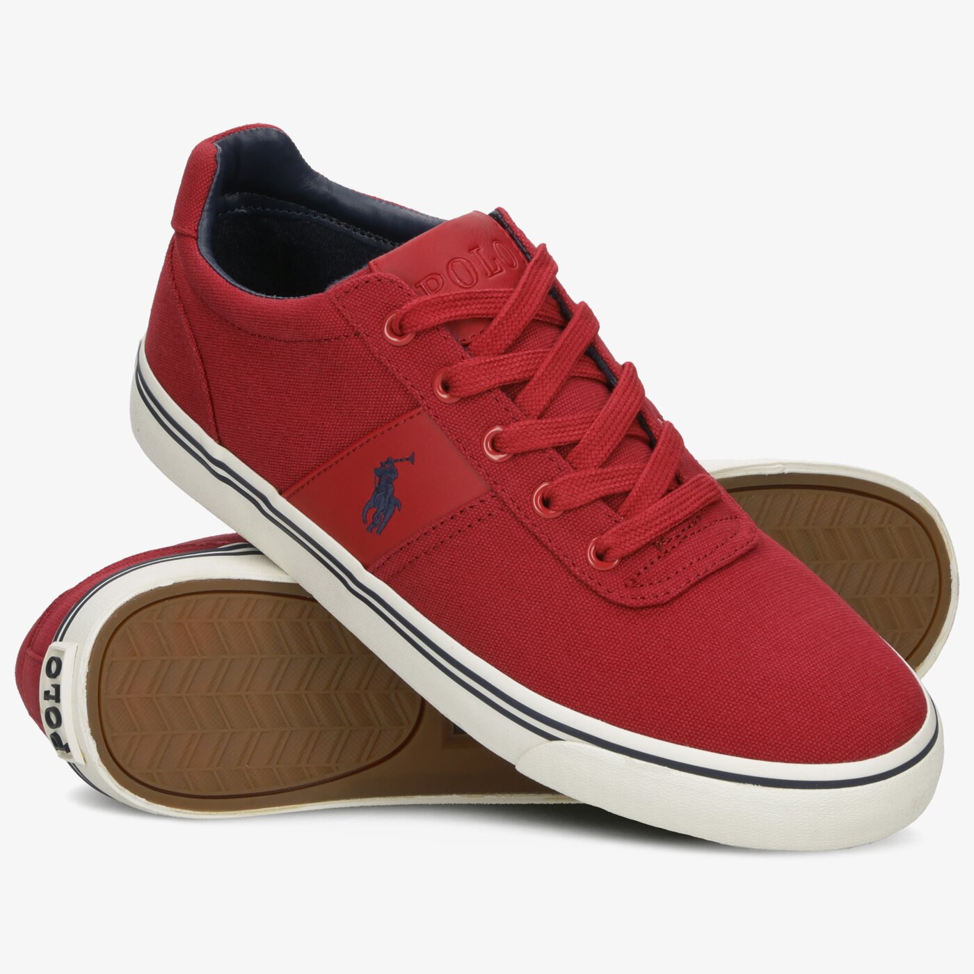 Męskie trampki POLO RL HANFORD NE SNEAKERS VULC  816508049003 kolor czerwony