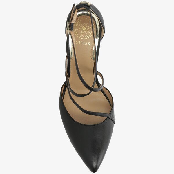 Damskie szpilki / czółenka GUESS CLAUDIE fl5clalea08black kolor czarny