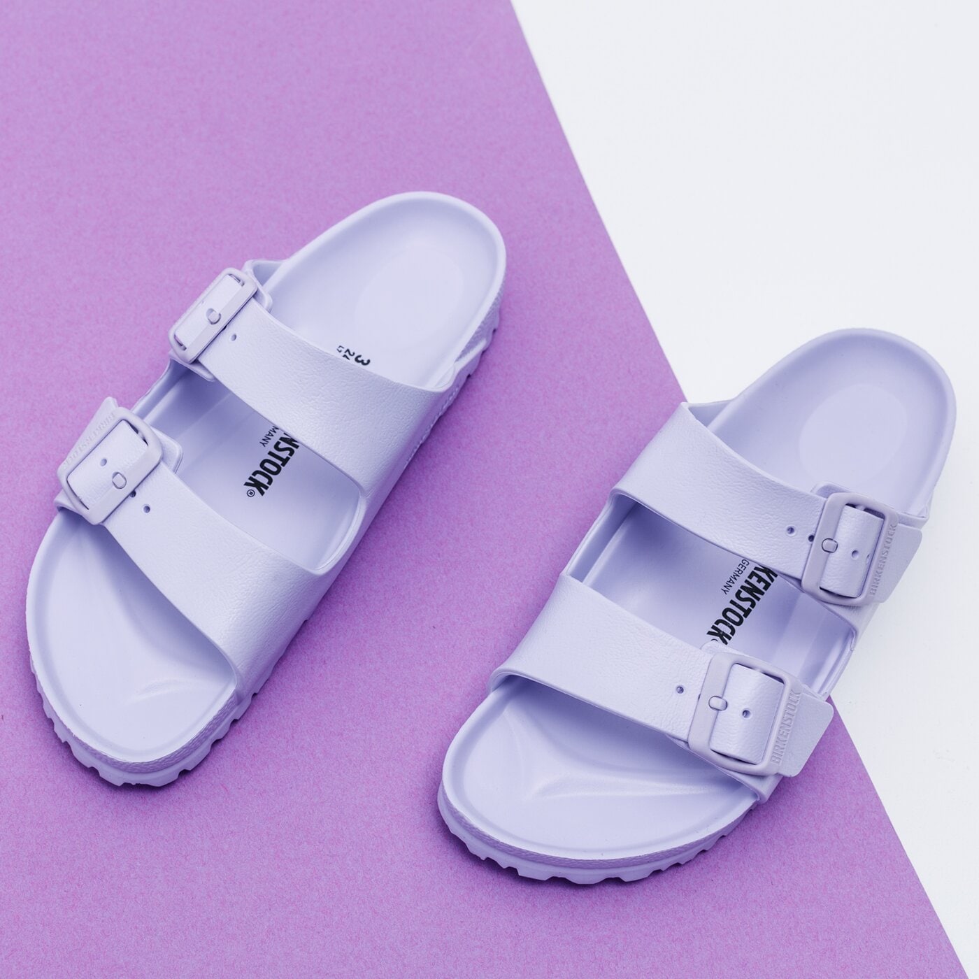 Damskie klapki BIRKENSTOCK ARIZONA EVA  1017046 kolor fioletowy