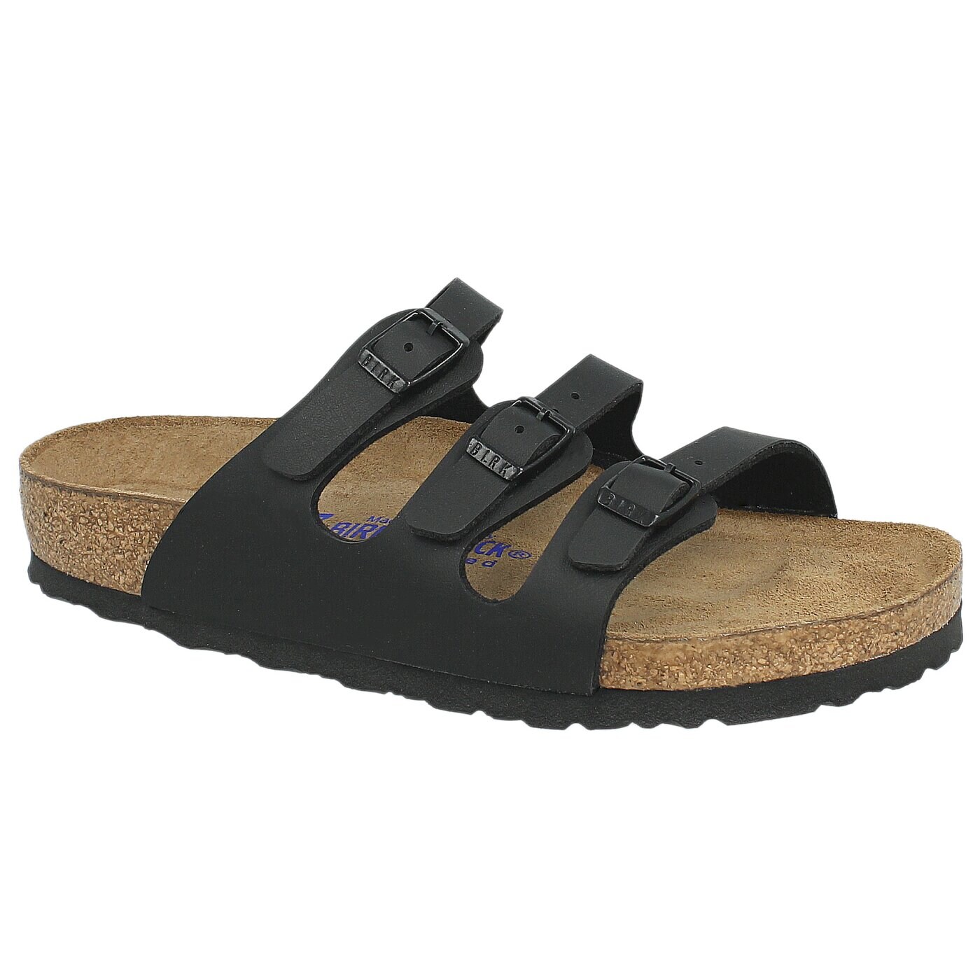 Damskie klapki BIRKENSTOCK FLORIDA  53011 kolor czarny