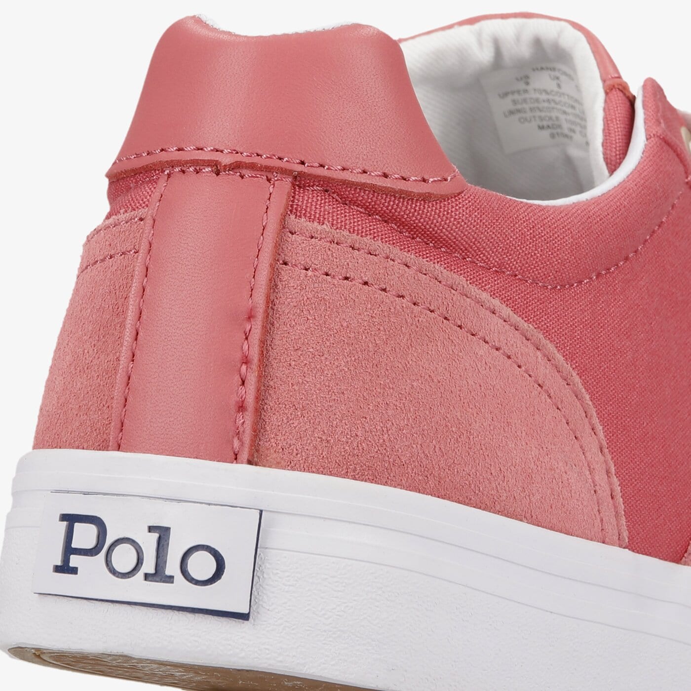 Męskie trampki POLO RL HANFORD SNEAKERS LOW TOP LACE  816862548001 kolor różowy