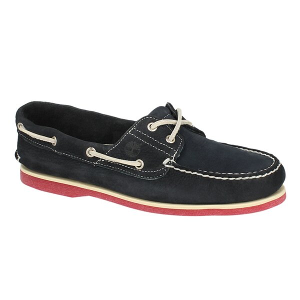 Męskie mokasyny TIMBERLAND CLASSIC 2 EYE  6305a kolor granatowy