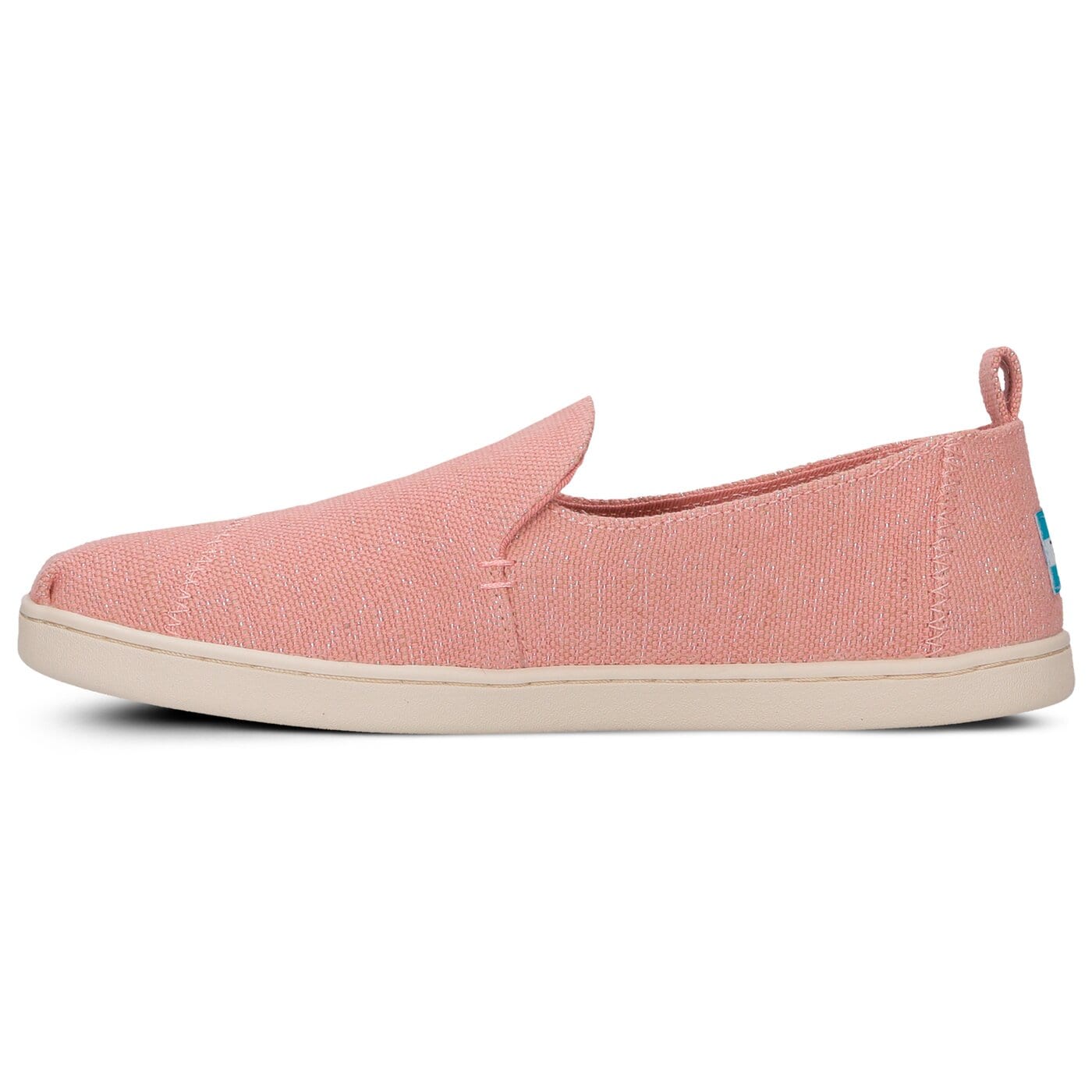 Damskie espadryle TOMS METALLIC JUTE WOMEN'S DECONSTRUCTED ALPARGATA 10011737 kolor różowy