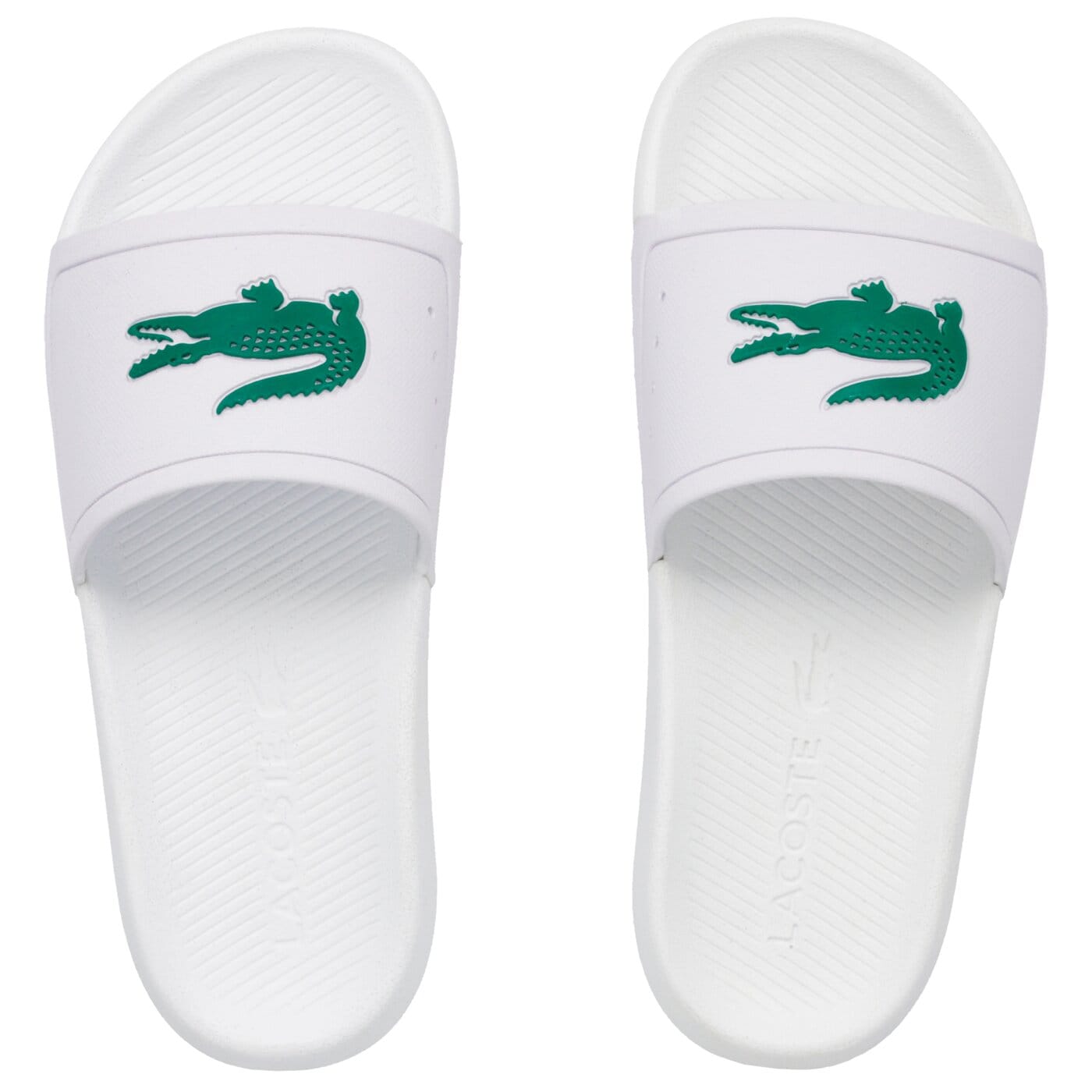 Damskie klapki LACOSTE CROCO SLIDE 119 3 CFA 737cfa0005082 kolor biały