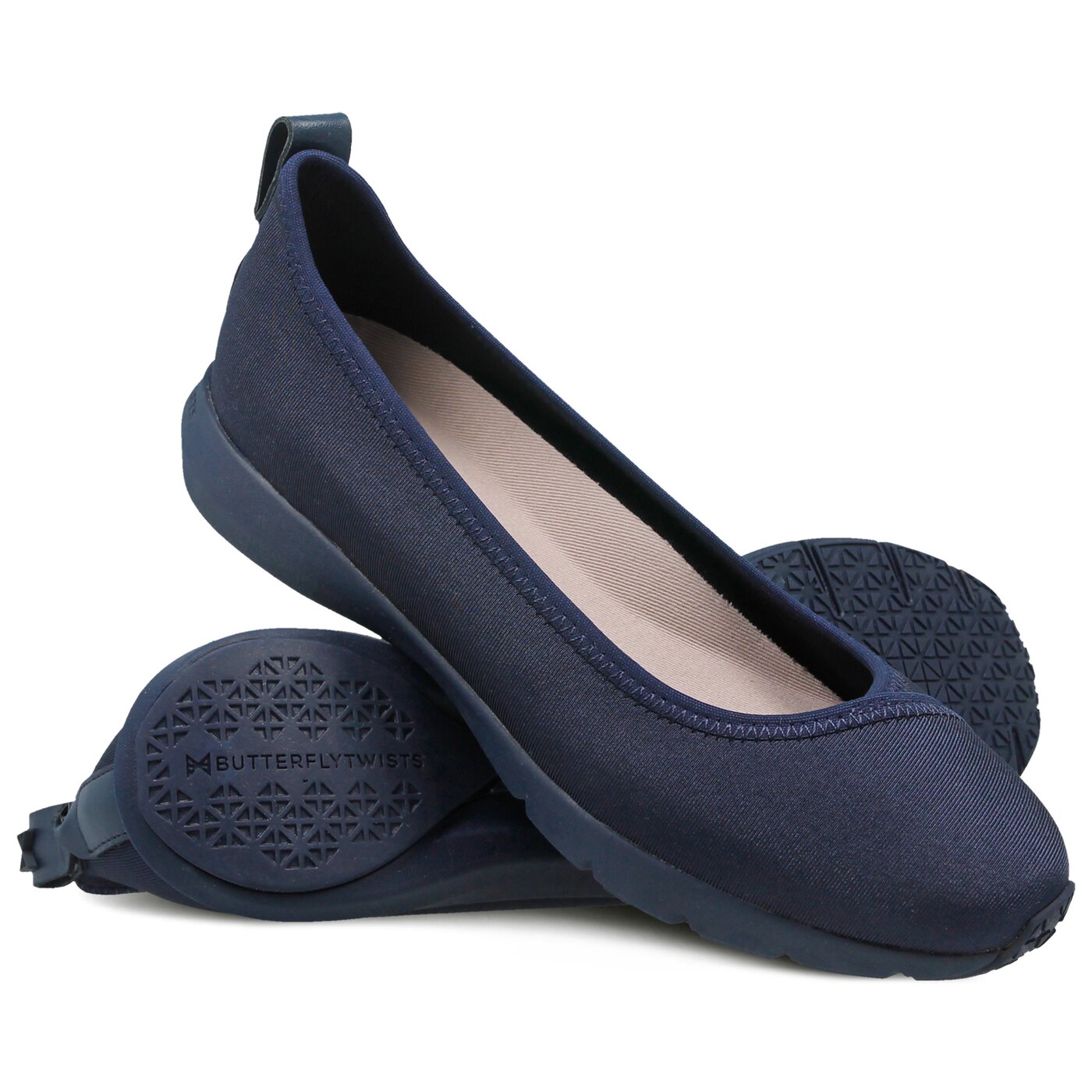 Damskie baleriny (buty) BUTTERFLY TWISTS ELLIE bt30005013 kolor granatowy