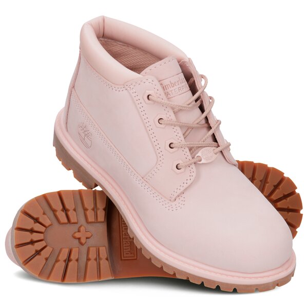 Damskie trapery TIMBERLAND NELLIE CHUKKA DOUBLE a1s7s kolor różowy