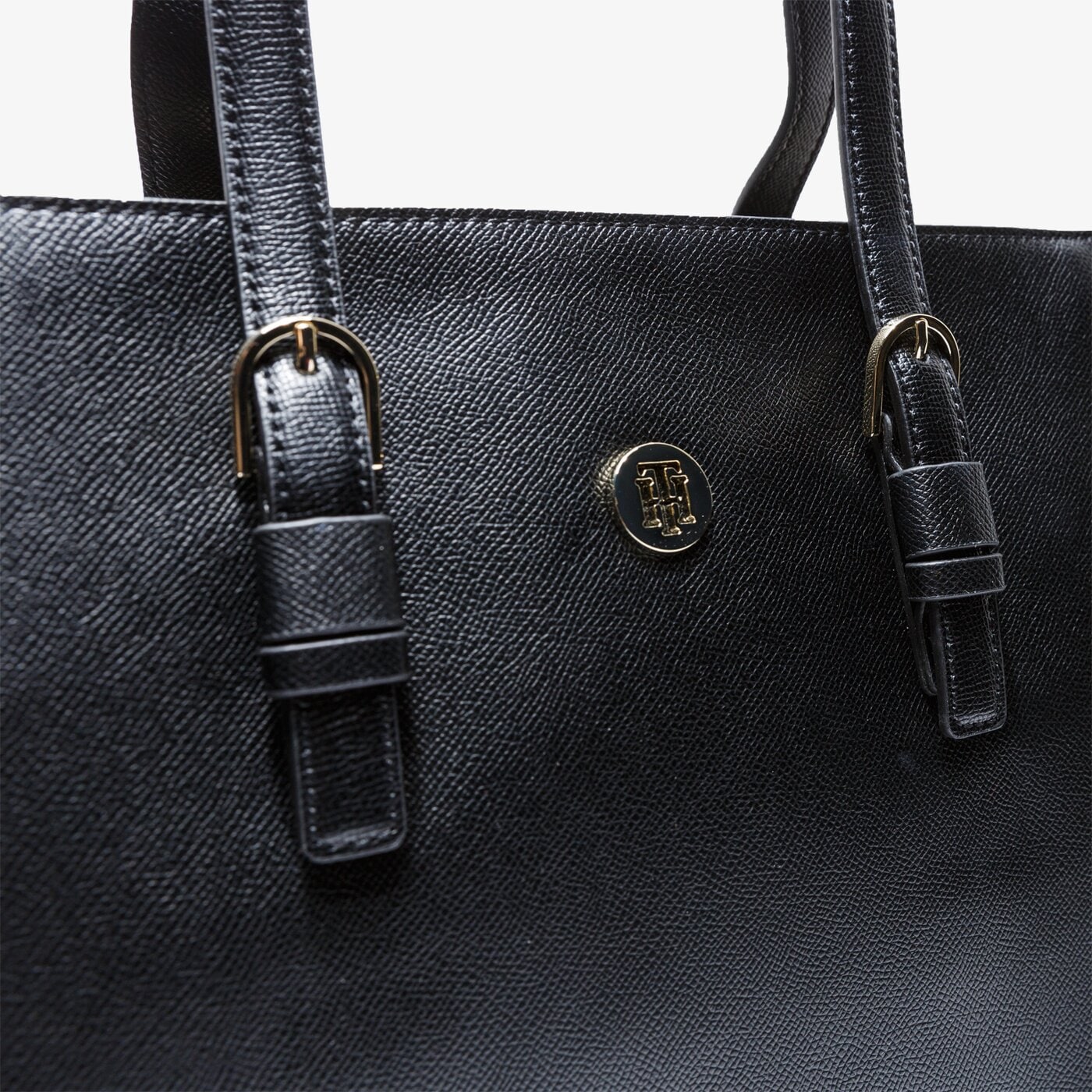 Damska torebka TOMMY HILFIGER TOREBKA CLASSIC SAFFIANO EW TOTE aw0aw07668bds kolor czarny