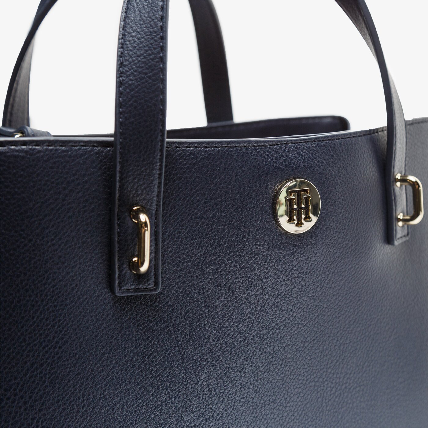 Damska torebka TOMMY HILFIGER TOREBKA CHARMING MED WORK BAG aw0aw08158cjm kolor czarny