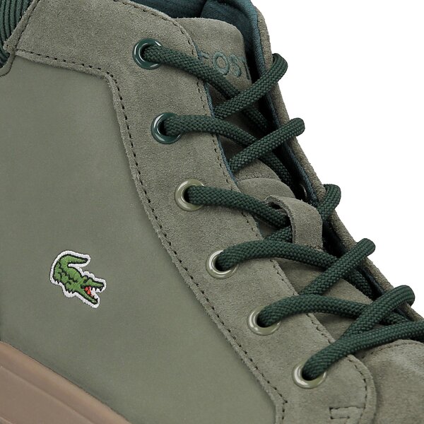 Dziecięce sneakersy (buty) LACOSTE EXPLORATEUR MID 416 1 732caj1014177 kolor zielony