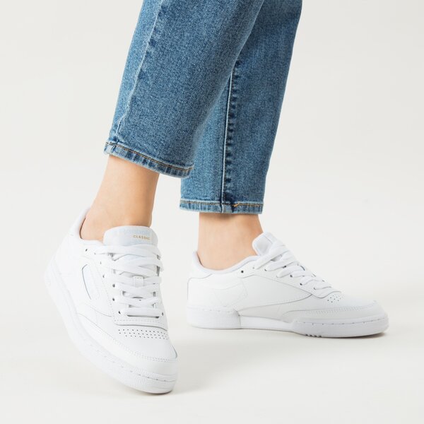 Damskie sneakersy (buty) REEBOK CLUB C 85 gy9735 kolor biały