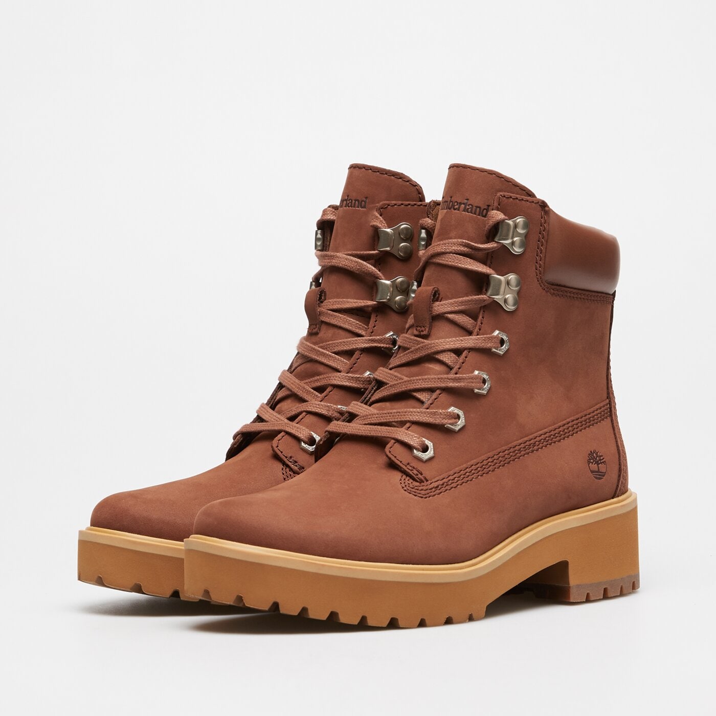 Damskie trapery TIMBERLAND CARNABY COOL MID LACE UP BOOT tb0a2ct5em51 kolor brązowy