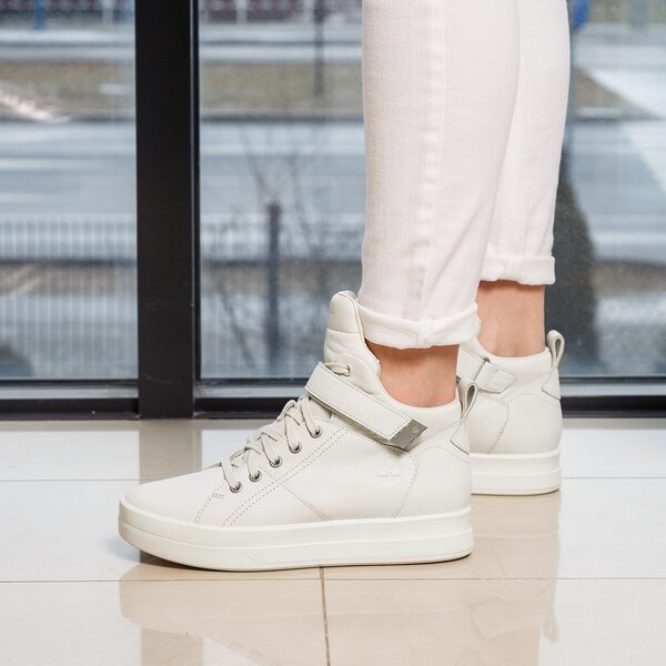 Damskie trampki TIMBERLAND MAYLISS HIGH TOP/ST RAP a1a7t kolor biały