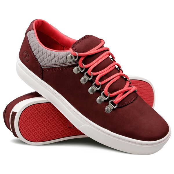 Męskie sneakersy (buty) TIMBERLAND ADV 2.0 CUPSOLE ALPINE OXFORD  a1shm kolor bordowy
