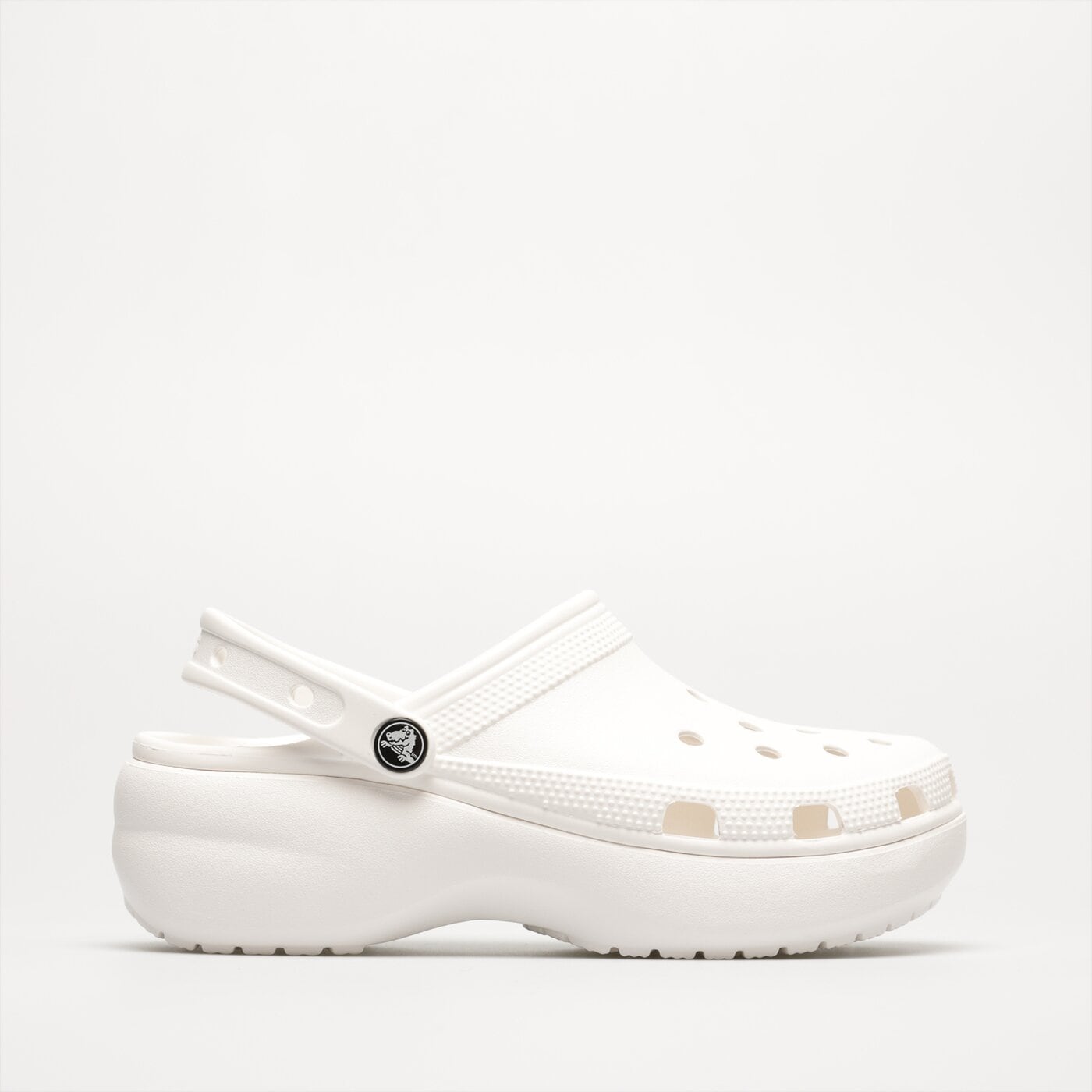 Damskie klapki CROCS CLASSIC PLATFORM CLOG W 206750100 kolor biały