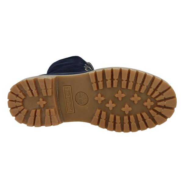 Damskie trapery TIMBERLAND AUTHENTICS TEDDY FLEECE WP FOLD DOWN 8333r kolor granatowy