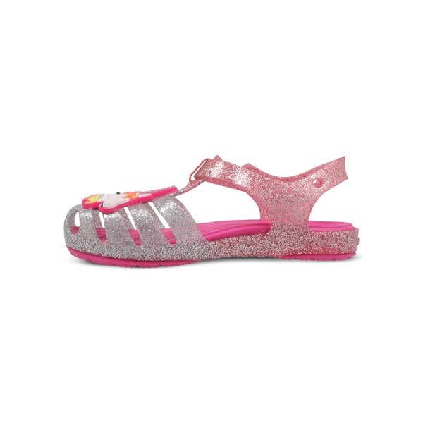 Dziecięce sandały / klapki CROCS ISABELLA CHARM SANDAL K 2055356pdk kolor różowy