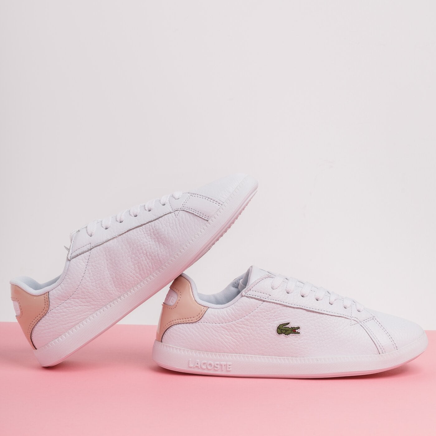 Damskie sneakersy (buty) LACOSTE GRADUATE 120 1 SFA 739sfa001583j kolor biały