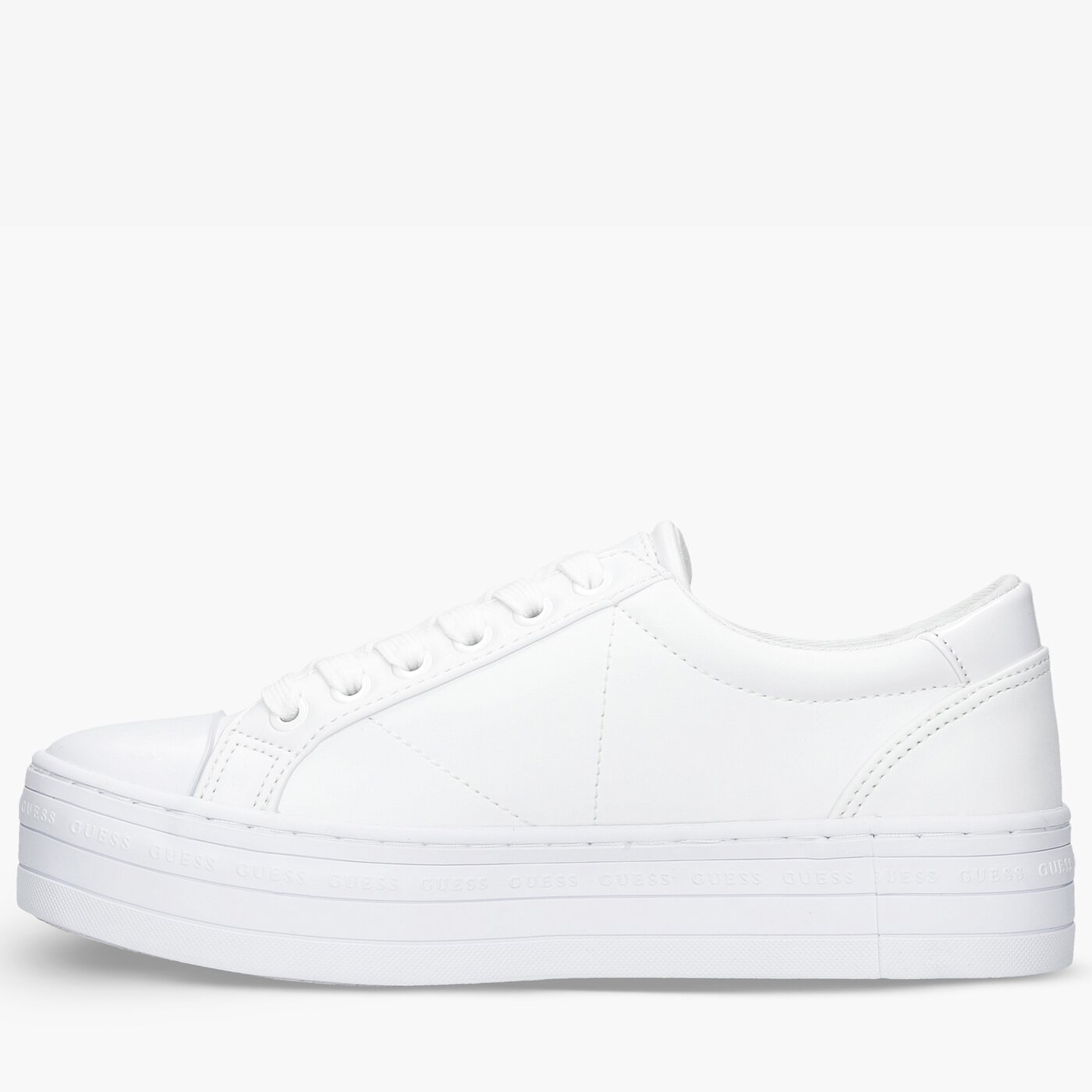 Damskie trampki GUESS BRODEY fl5yb3ele12whiwh kolor biały