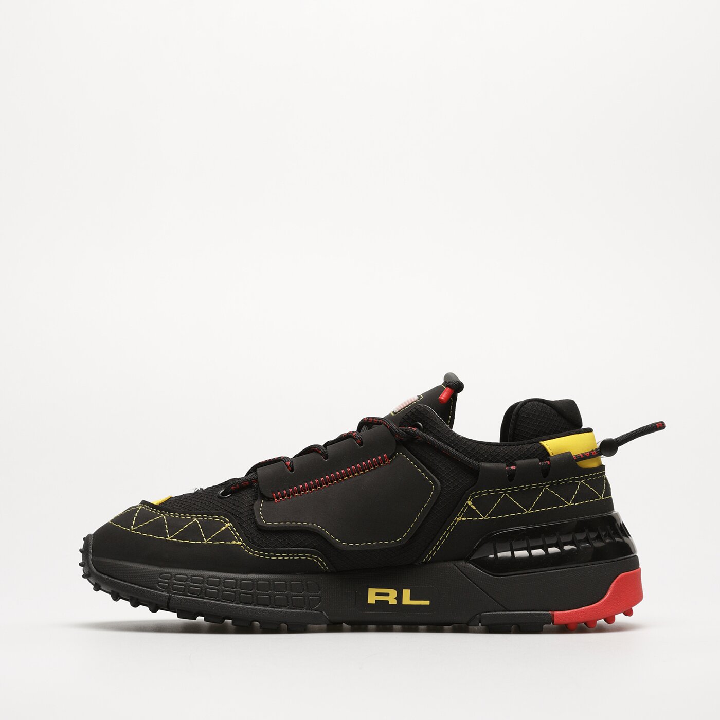 Męskie sneakersy (buty) POLO RL PS200 SNEAKERS LOW TOP LACE 809846170002 kolor czarny