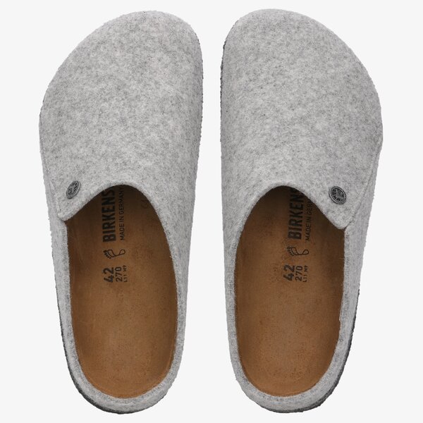 Męskie klapki BIRKENSTOCK ZERMATT RIVET 1015080 kolor szary