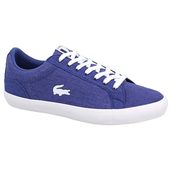 Męskie trampki LACOSTE LEROND WHC  729scm2427bw1 kolor niebieski