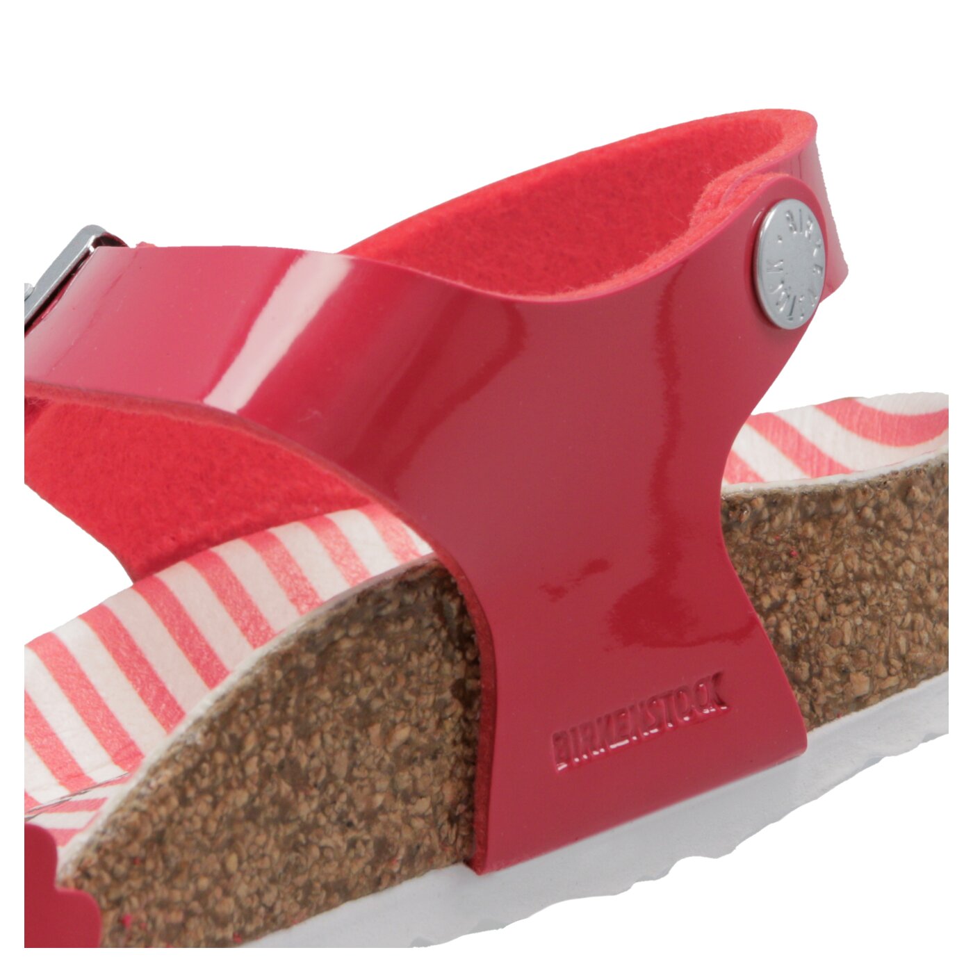 Dziecięce sandały / klapki BIRKENSTOCK MILA NAUTICAL STRIPES RED  1013524 kolor czerwony