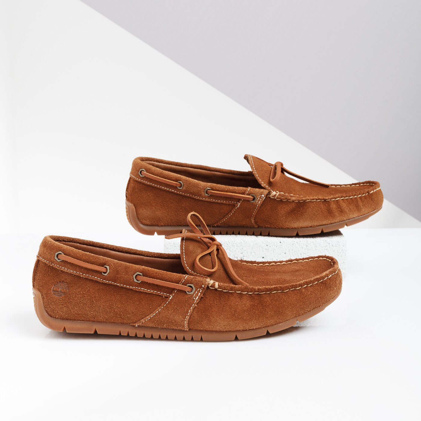 Męskie mokasyny TIMBERLAND LEMANS GENT DRIVR MOC BOAT tb0a245c2141 kolor brązowy