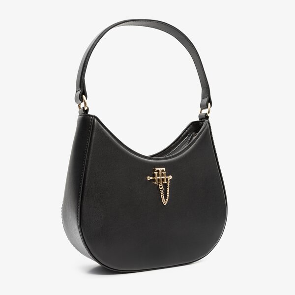 Damska torebka TOMMY HILFIGER TOREBKA TH CHAIN SHOULDER BAG aw0aw11341bds kolor czarny