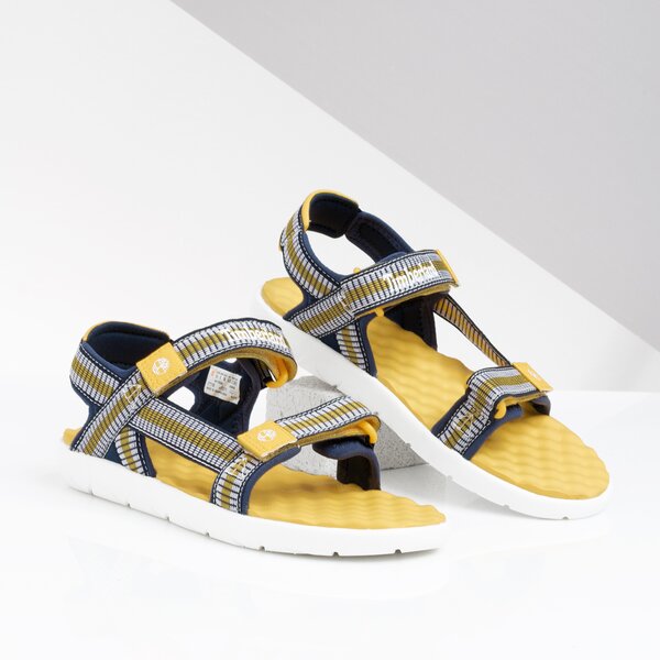 Dziecięce sandały / klapki TIMBERLAND PERKINS ROW WEBBING SNDL tb0a1yak0191 kolor granatowy