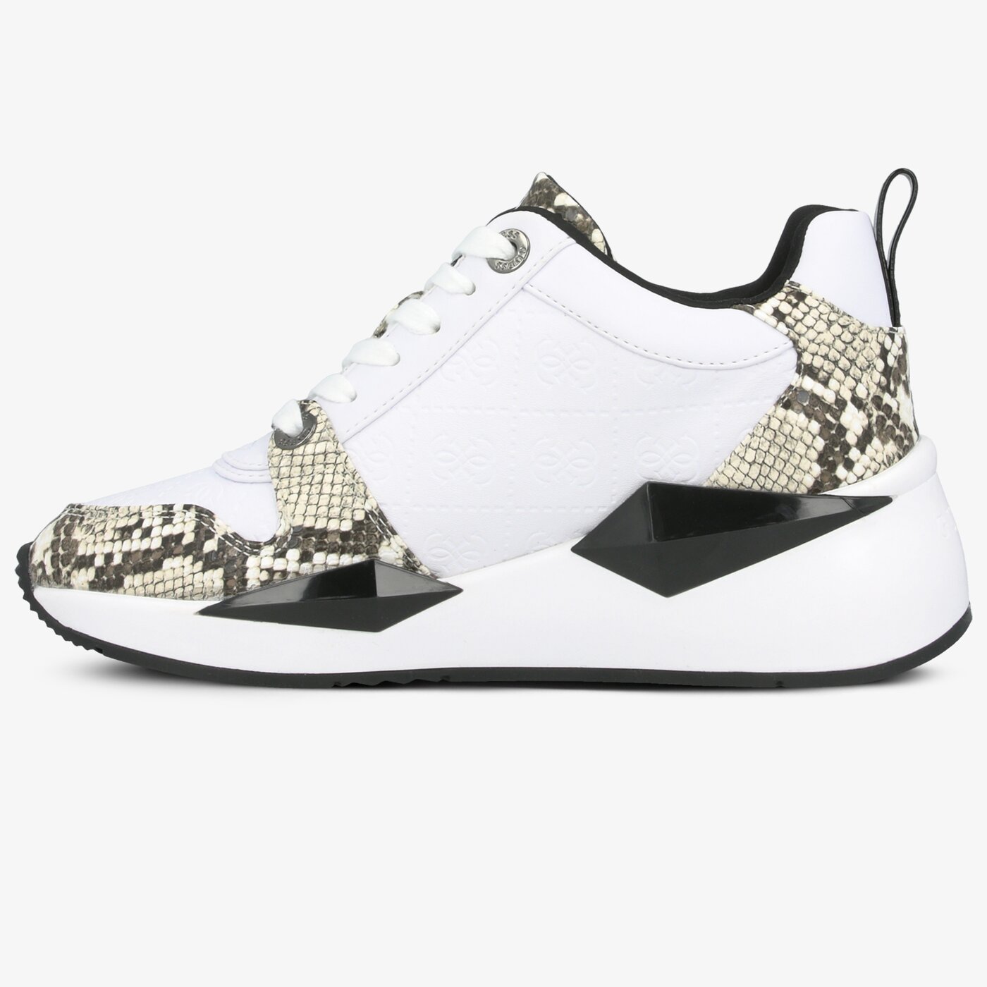 Damskie sneakersy (buty) GUESS TALLYN fl5tlyfal12whibl kolor biały