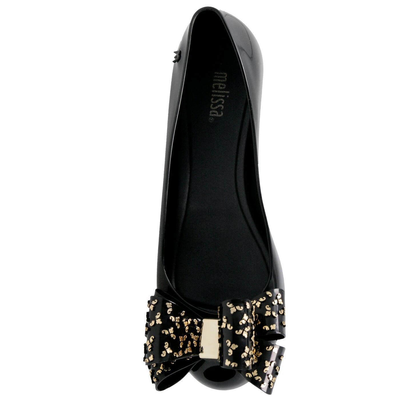 Damskie baleriny (buty) MELISSA ULTRAGIRL SWEET XVI AD. 3249601003 kolor czarny