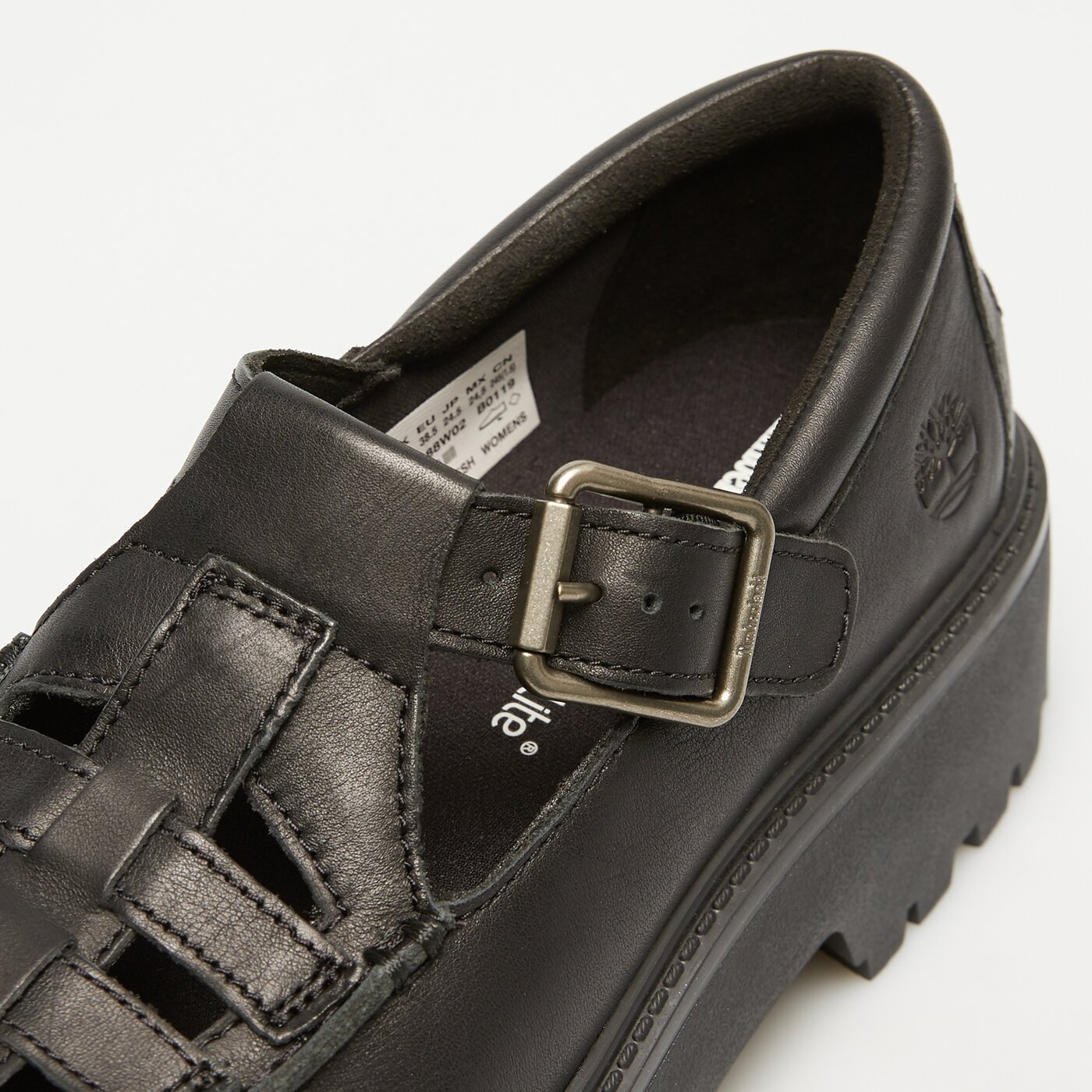 Damskie półbuty TIMBERLAND STONE STREET BUCKLE SHOE tb0a4188w021 kolor czarny