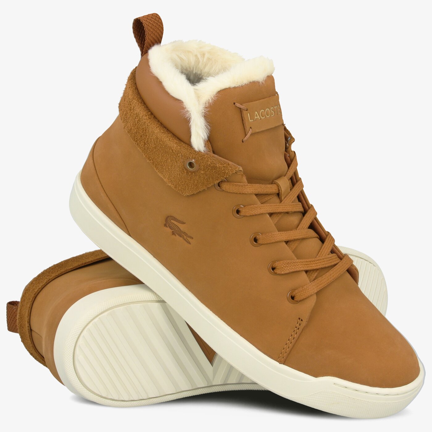 Damskie trampki LACOSTE EXPLORATEUR THERMO4191CFA 738cfa00042c3 kolor brązowy