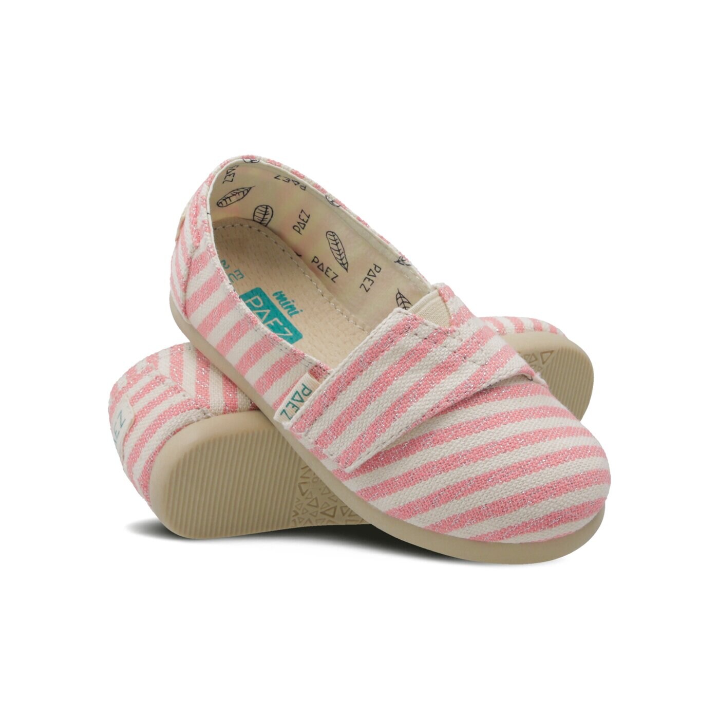 Dziecięce półbuty PAEZ ORIGINAL GUM CORAL LUREX 1930501k9802-520 kolor czerwony