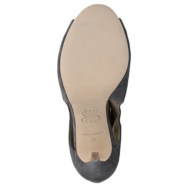 Damskie buty za kostkę BALDOWSKI BY ZIEŃ BOTEK ZAMSZ POPIELATY z007952876007 kolor szary