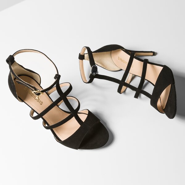 Damskie sandały SYMBIOSIS FELICITY SANDALS  721002 kolor czarny