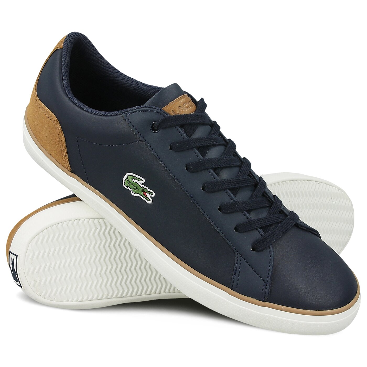 Męskie trampki LACOSTE LEROND 118 1 735cam00744c1 kolor granatowy