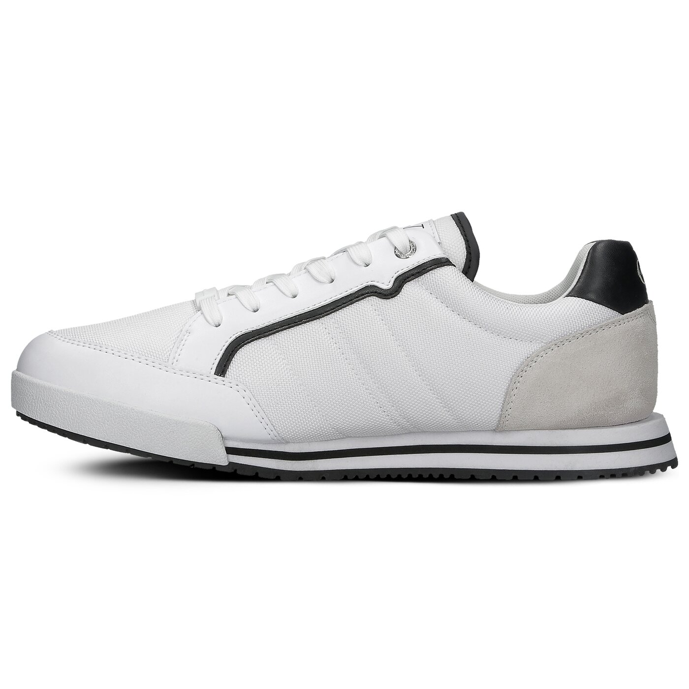 Męskie sneakersy (buty) CALVIN KLEIN LOW PROFILE SNEAKER LACEUP PU-NY ym0ym00027yaf kolor biały