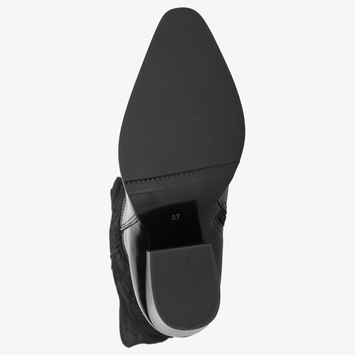 Damskie kozaki SYMBIOSIS HIGH WILD WEST  sywc219019 kolor czarny